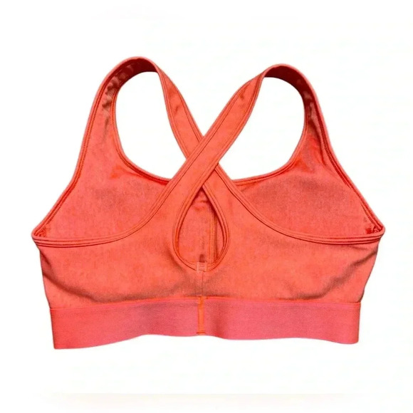 Under  Armour, Cross Back Sports Bra, Small, Orange 🏃♀️➡️ - Picture 6 of 8